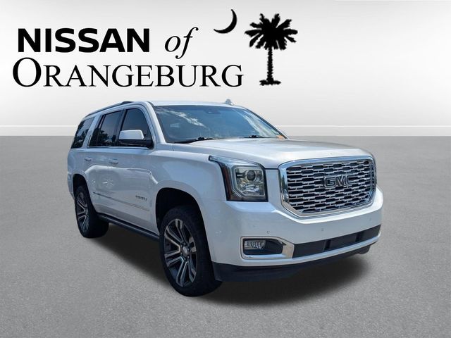 White Frost Tricoat 2019 GMC Yukon Denali RWD SUV / Crossover 4X2