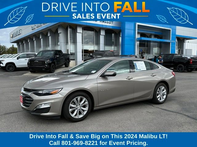Mineral Gray Metallic 2024 Chevrolet Malibu Sedan Front-Wheel Drive Continuously Variable Transmission