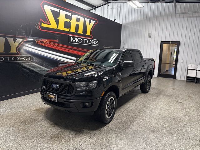 Shadow Black 2021 Ford Ranger XL SuperCrew 4WD Pickup Truck Four-Wheel Drive Automatic