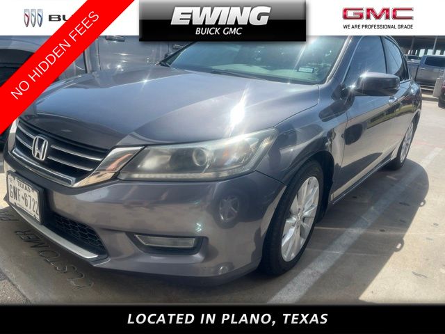 Gray (Modern Steel Metallic) 2013 Honda Accord Sedan Front-Wheel Drive Continuously Variable Transmission