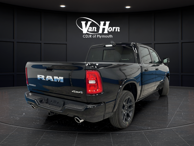 New 2026 Diamond Black Crystal Pearlcoat Ram Laramie image 3