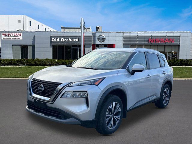 Brilliant Silver Metallic 2023 Nissan Rogue SV AWD SUV / Crossover All-Wheel Drive Continuously Variable Transmission