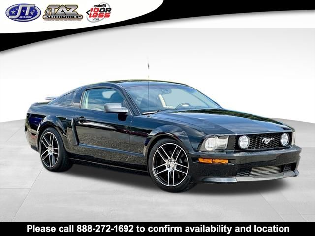 Black 2007 Ford Mustang GT Premium Coupe RWD Coupe Rear-Wheel Drive 5-Speed Automatic