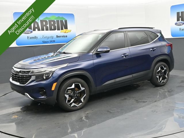 Ocean Blue 2024 Kia Seltos SUV / Crossover Front-Wheel Drive Continuously Variable Transmission