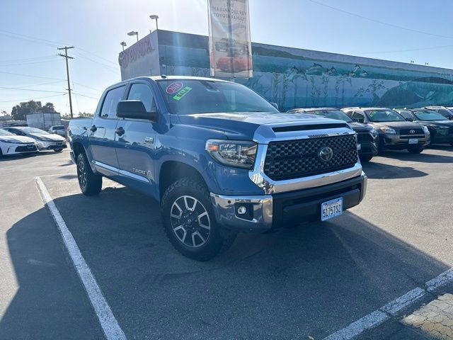 Cavalry Blue 2018 Toyota Tundra Pickup Truck Four-Wheel Drive 6-Speed Automatic Overdrive