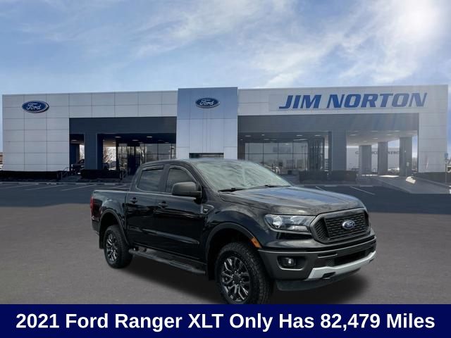 Shadow Black 2021 Ford Ranger Pickup Truck Four-Wheel Drive Automatic