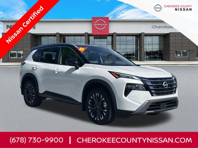 White Pearl 2025 Nissan Rogue SUV / Crossover All-Wheel Drive Continuously Variable Transmission