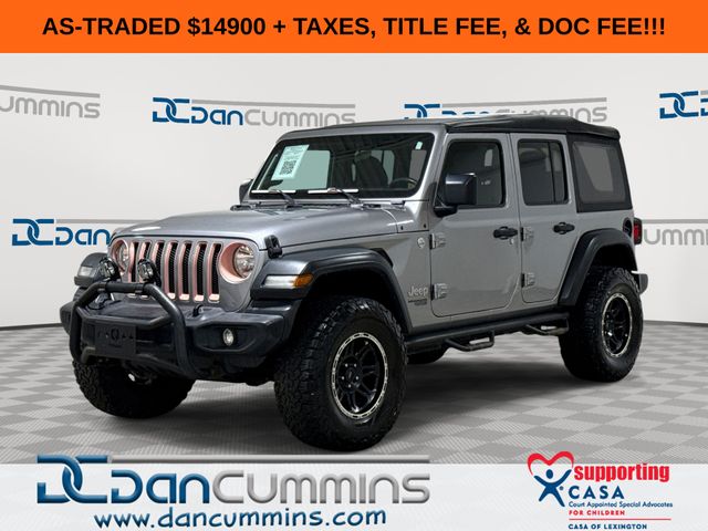 Billet Silver Metallic Clearcoat 2018 Jeep Wrangler SUV / Crossover Four-Wheel Drive 8-Speed Automatic