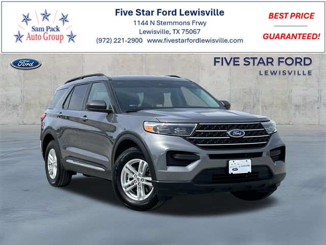 Gray Metallic 2022 Ford Explorer XLT AWD SUV / Crossover All-Wheel Drive Automatic
