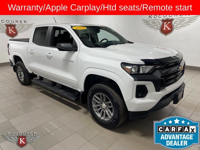 Summit White 2024 Chevrolet Colorado Pickup Truck Four-Wheel Drive 8-Speed Automatic