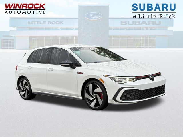 Opal White Pearl 2024 Volkswagen Golf GTI S FWD Hatchback Front-Wheel Drive 7-Speed Dual Clutch