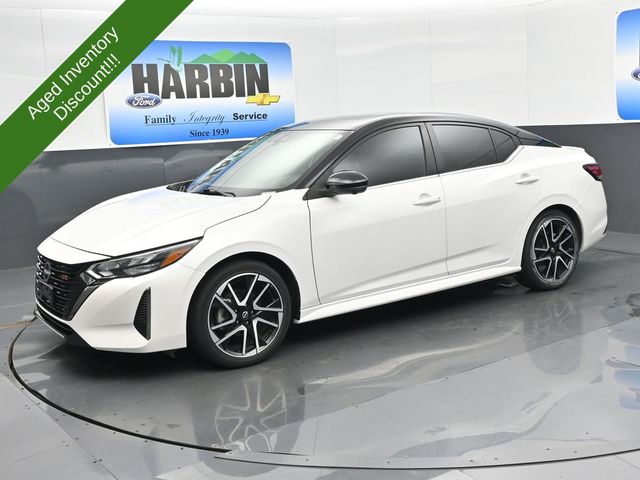Aspen White 2024 Nissan Sentra Sedan Front-Wheel Drive Continuously Variable Transmission
