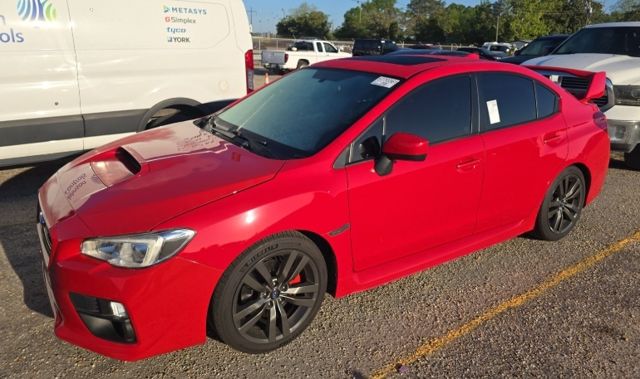 Pure Red 2016 Subaru WRX Premium AWD Sedan All-Wheel Drive 6-Speed Manual