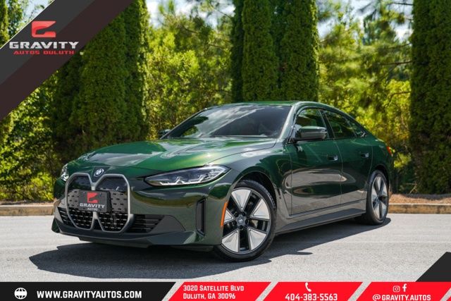 San Remo Green Metallic 2023 BMW i4 Sedan Rear-Wheel Drive Automatic