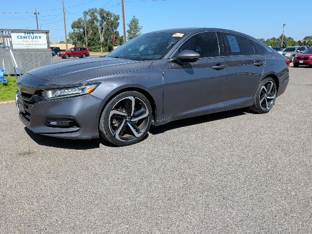 Silver Metallic 2019 Honda Accord Sedan Front-Wheel Drive Continuously Variable Transmission