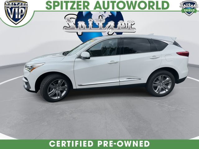 2020 Acura RDX Advance Package White at Klick Lewis Buick Chevrolet