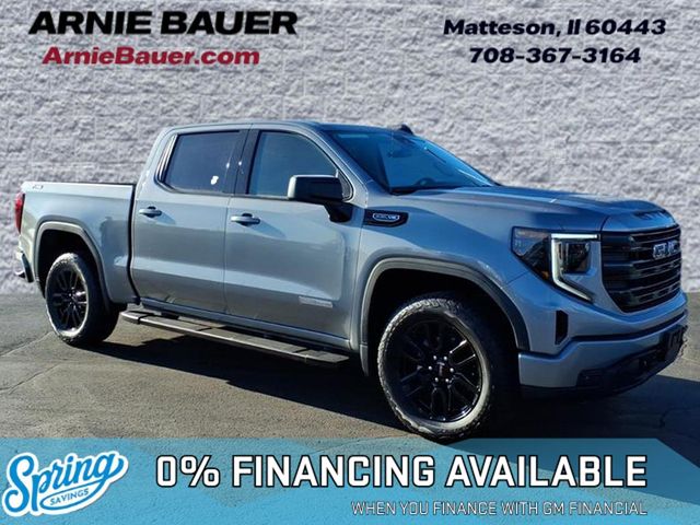 Sterling Metallic 2026 GMC Sierra 1500 Elevation Crew Cab 4WD Pickup Truck Four-Wheel Drive Automatic