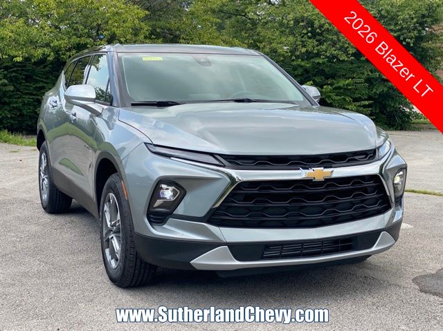 Sterling Gray Metallic 2026 Chevrolet Blazer SUV / Crossover 9-Speed Automatic Overdrive