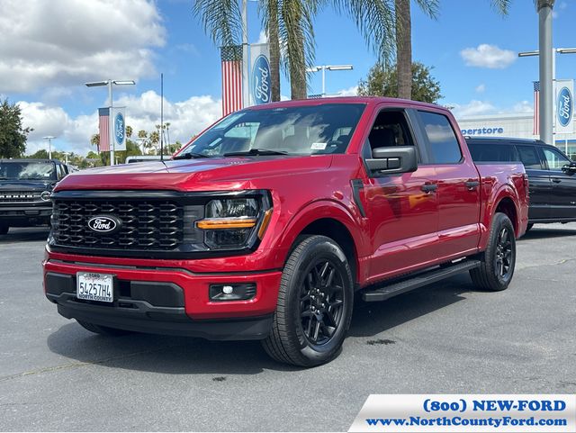 Red Metallic 2025 Ford F-150 STX 4dr SuperCrew RWD Pickup Truck 4X2 Automatic
