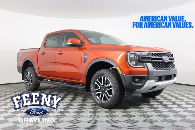 Hot Pepper Red Metallic Tinted Clearcoat 2024 Ford Ranger Pickup Truck Four-Wheel Drive Automatic