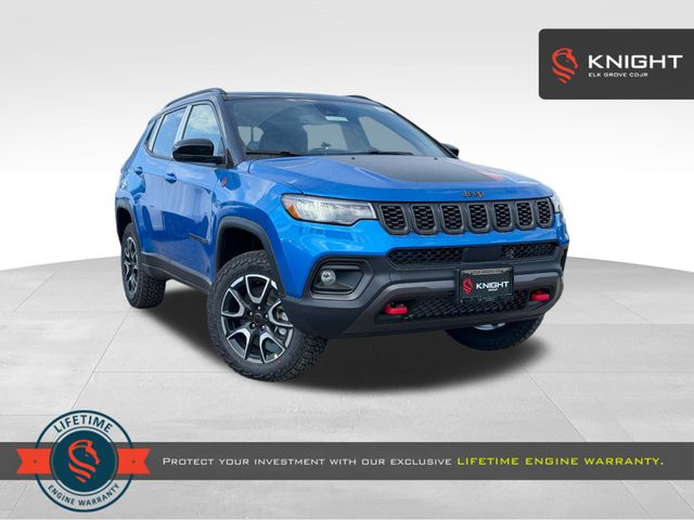 Hydro Blue Pearlcoat 2026 Jeep Compass Trailhawk 4WD SUV / Crossover Four-Wheel Drive 8-Speed Automatic