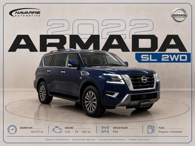 Blue Pearl 2022 Nissan Armada SUV / Crossover 4X2 7-Speed Automatic