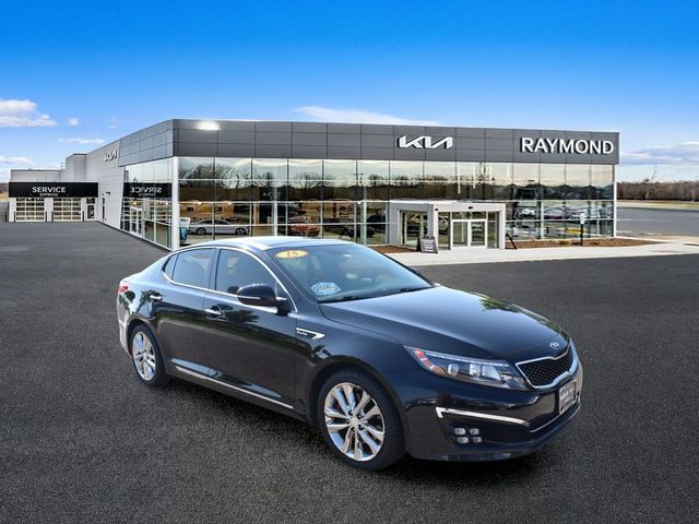 Ebony Black 2015 Kia Optima Sedan Front-Wheel Drive 6-Speed Automatic