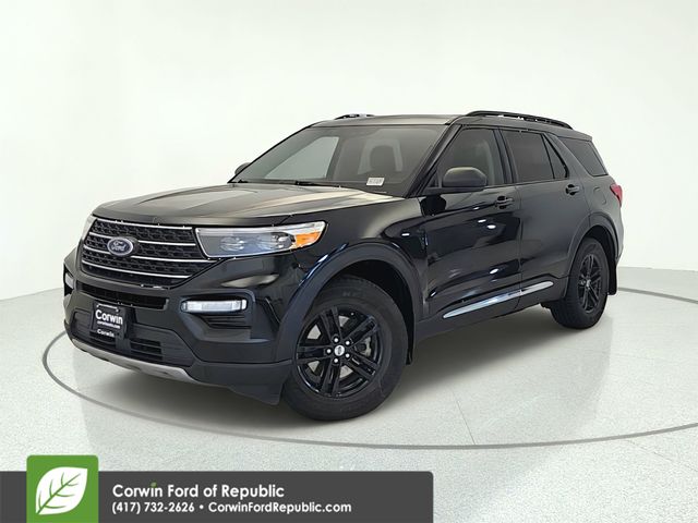 Black Metallic 2020 Ford Explorer SUV / Crossover All-Wheel Drive Automatic