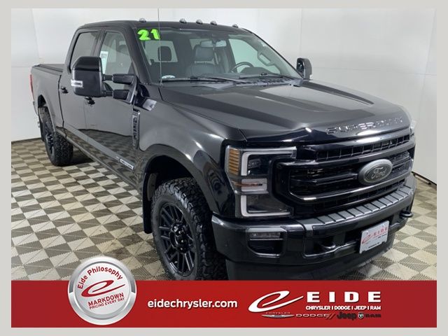 Agate Black Metallic 2021 Ford F-250 Super Duty Pickup Truck Four-Wheel Drive Automatic