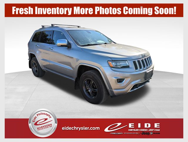 Billet Silver Metallic Clearcoat 2014 Jeep Grand Cherokee Overland 4WD SUV / Crossover Four-Wheel Drive 8-Speed Automatic
