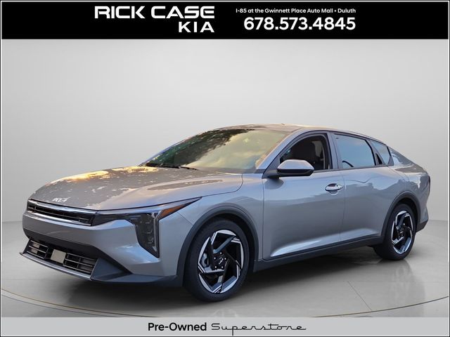 Steel Gray 2025 Kia K4 EX FWD Sedan Front-Wheel Drive Continuously Variable Transmission
