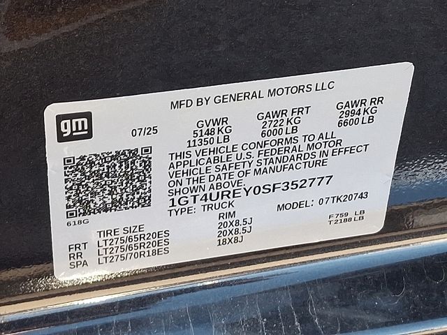 new 2025 GMC Sierra 2500HD car, priced at $82,039