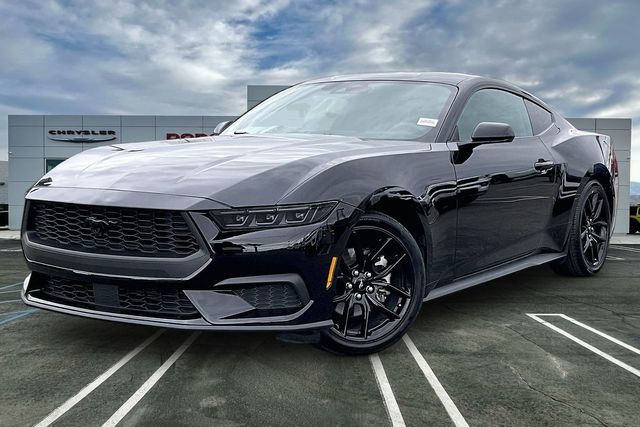 Shadow Black 2025 Ford Mustang Coupe Rear-Wheel Drive Automatic