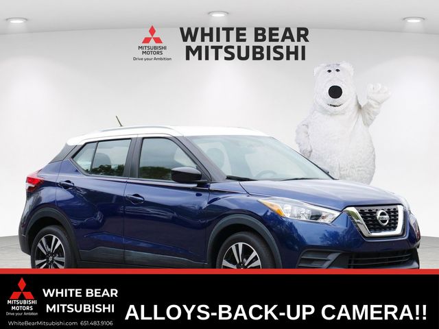 Deep Blue Pearl/Fresh Powder 2019 Nissan Kicks SUV / Crossover Front-Wheel Drive Continuously Variable Transmission