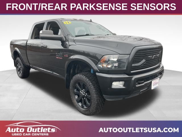 Brilliant Black Crystal Pearlcoat 2018 RAM 2500 Big Horn Crew Cab 4WD Pickup Truck Four-Wheel Drive 6-Speed Automatic