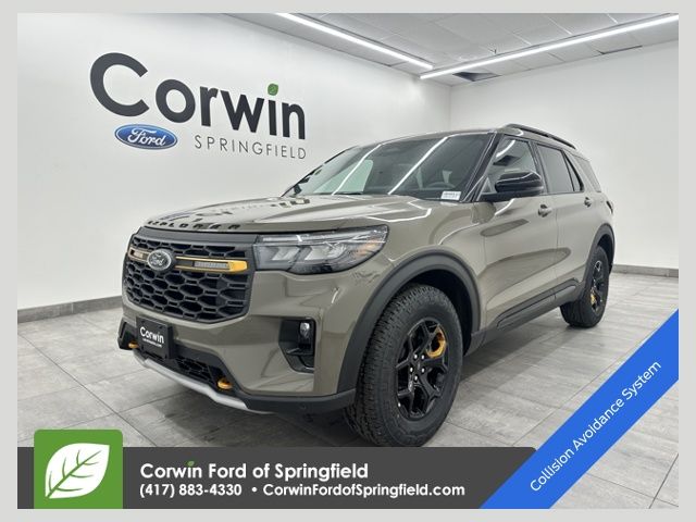 Marsh Gray 2026 Ford Explorer Tremor AWD SUV / Crossover All-Wheel Drive Automatic