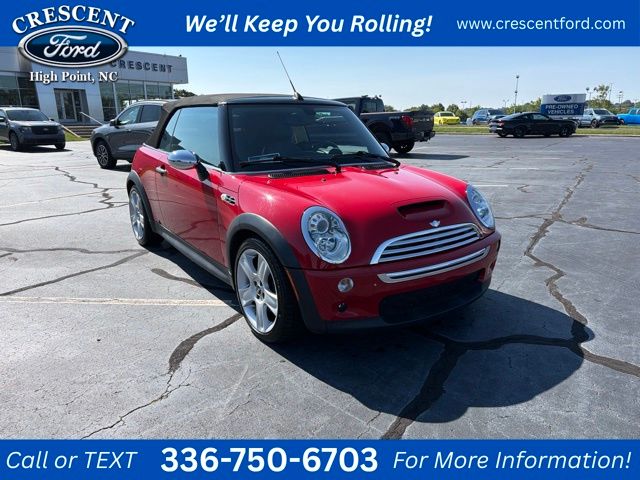 Chili Red 2008 MINI Cooper Convertible Front-Wheel Drive 6-Speed Manual Overdrive