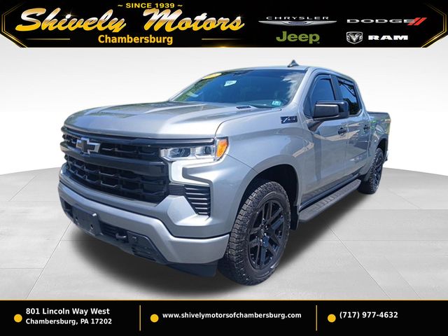 Sterling Gray Metallic 2023 Chevrolet Silverado 1500 Pickup Truck Four-Wheel Drive Automatic