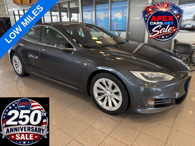 Gray 2018 Tesla Model S 100D AWD Sedan All-Wheel Drive 1-Speed Automatic