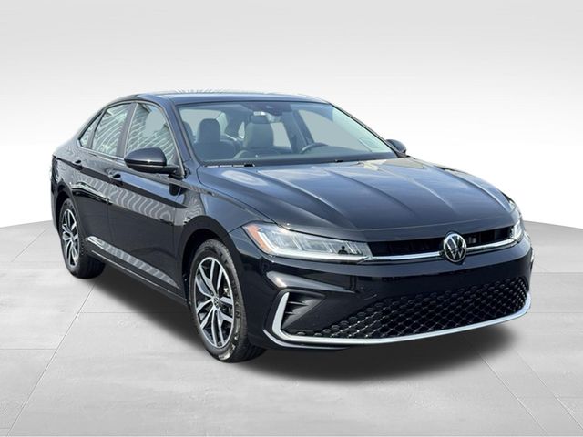 Deep Black 2025 Volkswagen Jetta Sedan Front-Wheel Drive 8-Speed Automatic