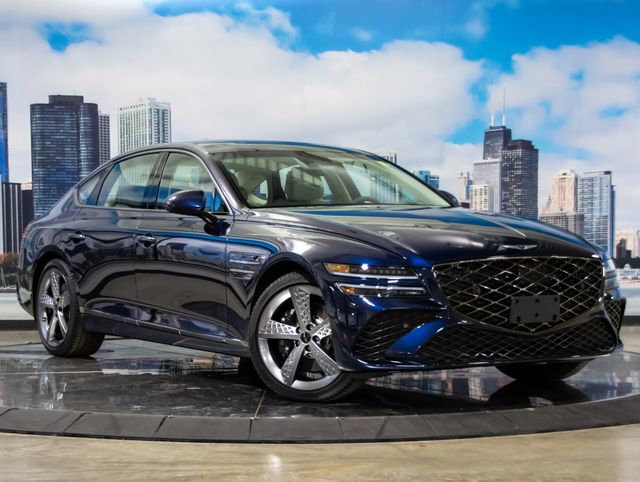 Capri Blue 2026 Genesis G80 Sedan All-Wheel Drive 8-Speed Automatic