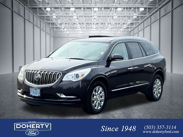 Gray (Iridium Metallic) 2014 Buick Enclave Leather AWD SUV / Crossover All-Wheel Drive 6-Speed Automatic