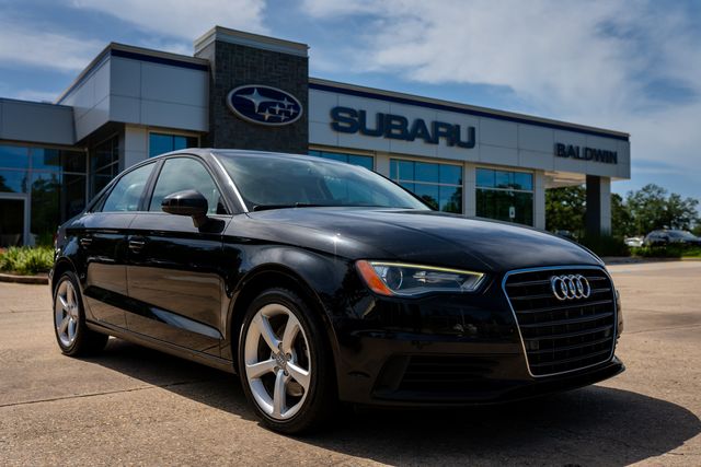 Black Metallic 2016 Audi A3 Sedan Front-Wheel Drive 6-Speed Automatic