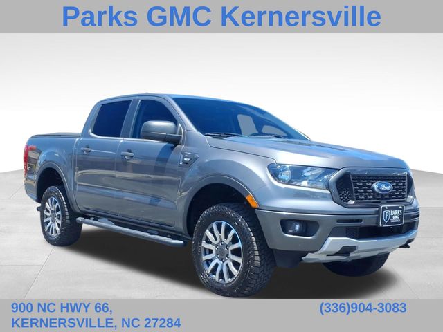 Gray Metallic 2022 Ford Ranger XLT SuperCrew 4WD Pickup Truck Four-Wheel Drive Automatic