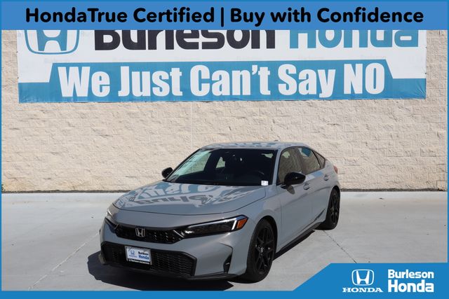 Urban Gray Pearl 2025 Honda Civic Hatchback Hatchback Front-Wheel Drive Continuously Variable Transmission
