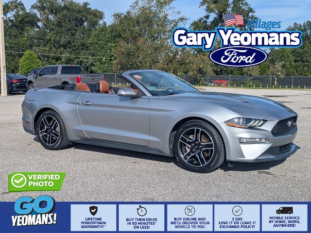 Iconic Silver Metallic 2021 Ford Mustang Convertible Rear-Wheel Drive Automatic