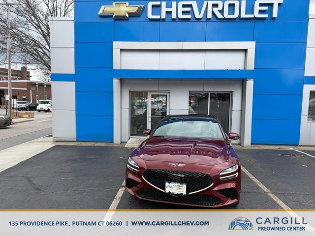 Cavendish Red 2025 Genesis G70 2.5T Standard RWD Sedan Rear-Wheel Drive 8-Speed Automatic