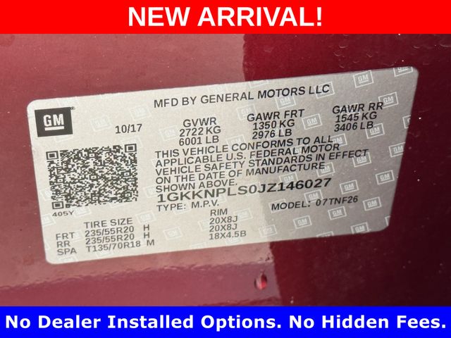 2018 GMC Acadia Denali Red at Autostrade