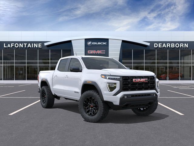 Summit White 2026 GMC Canyon Elevation Crew Cab 4WD Pickup Truck Four-Wheel Drive 8-Speed Automatic