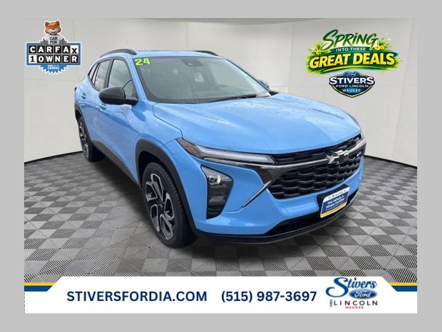 Fountain Blue 2024 Chevrolet Trax RS with 2RS FWD SUV / Crossover Front-Wheel Drive 6-Speed Automatic